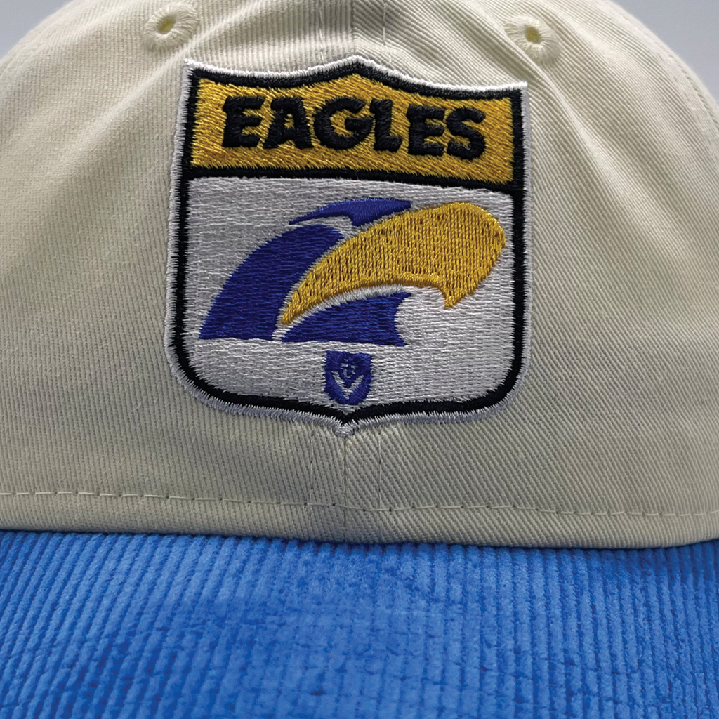 New Era West Coast Eagles 9Twenty Retro 2-Tone Cord Beige/Blue OSFM_22901