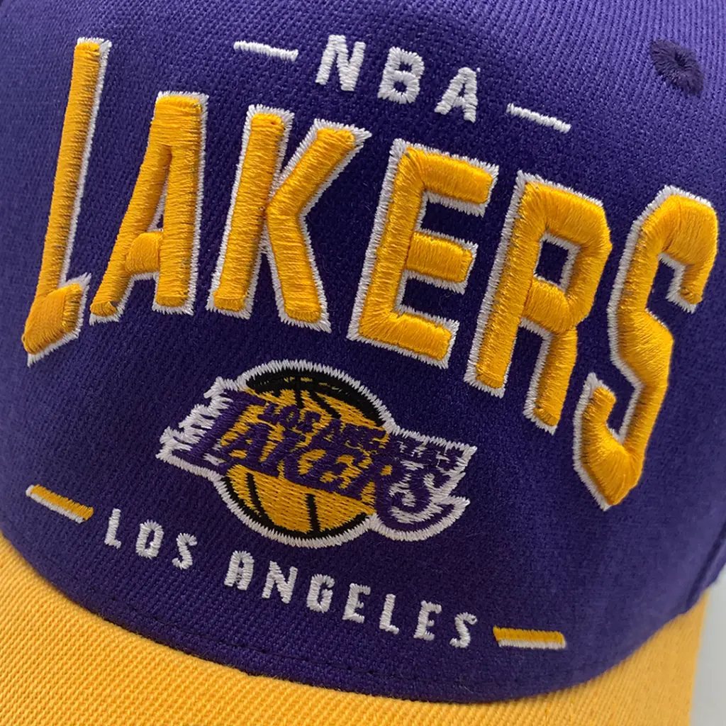 Mitchell & Ness Classic Red Los Angeles Lakers Headline Arch NBA Purple/Yellow OSFM MNLL22351_4959
