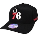 Mitchell & Ness BA19068 Philadelphia 76ers Black Drop Back Pinch Panel Flex 110 OS