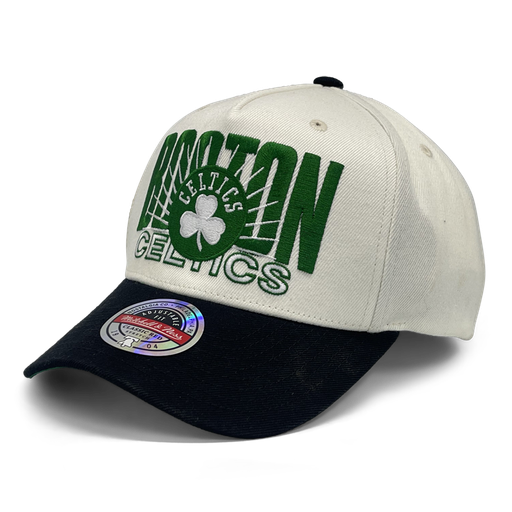 [198733474165] Mitchell & Ness Boston Celtics MVP Post Up Vintage White OSFM