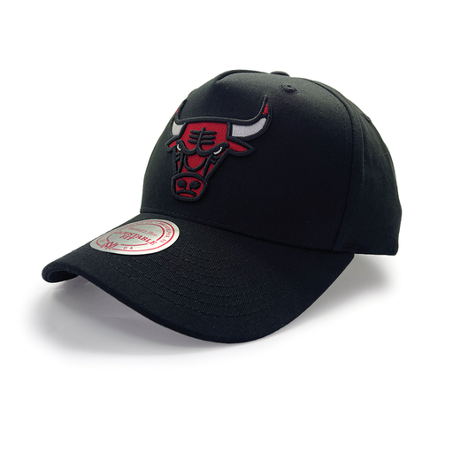 [197932519042] Mitchell & Ness Chicago Bulls MVP Team Colour Logo Black OSFM