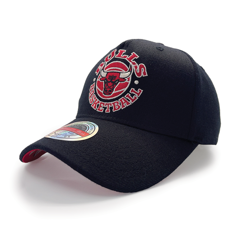 [197932175682] Mitchell & Ness Chicago Bulls NBA Classic Red Basketball Circle Black OSFM MNCG1987