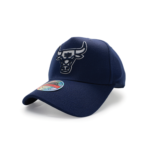[196945584757] Mitchell & Ness Classic Red Chicago Bulls State Of Mind NBA Midnight Navy OSFM MNCG22011
