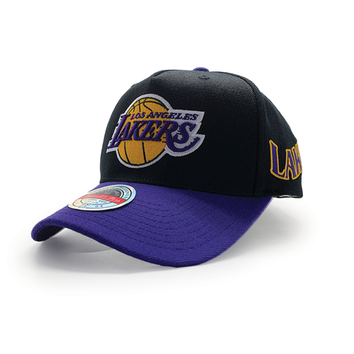 [197507294954] Mitchell & Ness Classic Red Los Angeles Lakers NBA Swerve Black/Purple OSFM MNLL22350