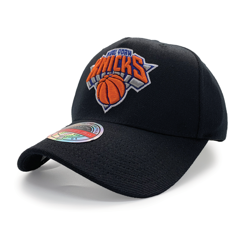 [196294808153] Mitchell & Ness Classic Red New York Knicks Team Logo NBA Black OSFM MNNK21199
