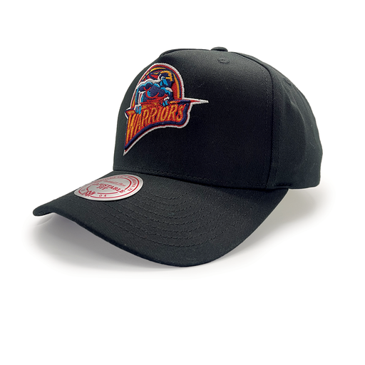 [197932519240] Mitchell & Ness Golden State Warriors MVP Team Colour Logo Black OSFM
