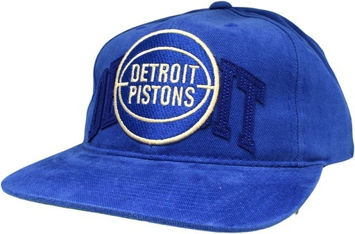 [697589839932] Mitchell & Ness JS18242 Detroit Pistons Royal Capthony Towns Deadstock Snapback 