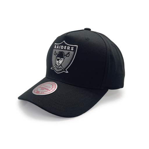 [197932520161] Mitchell & Ness Las Vegas Raiders MVP Team Colour Logo Black OSFM