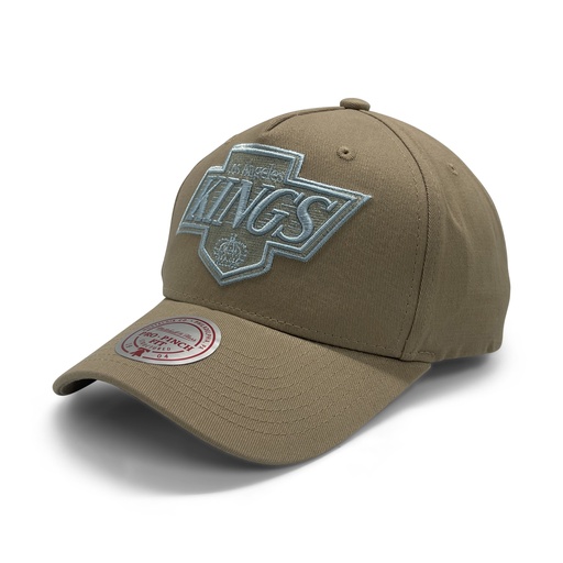 [198293014115] Mitchell & Ness Los Angeles Kings Pro-Crown Seasonal Core Khaki OSFM