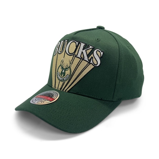[198293605344] Mitchell & Ness Milwaukee Bucks MVP Buzzer Beater Green OSFM