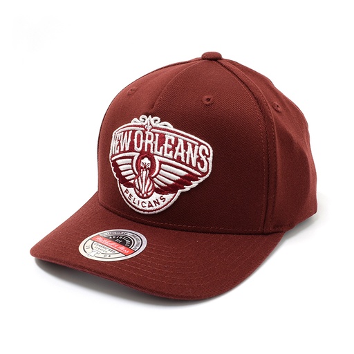 [195563025871] Mitchell & Ness New Orleans Pelicans NBA Crimson Sect P Panel Burgundy OSFM MNNP20044
