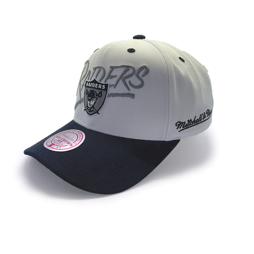 [197932381342] Mitchell & Ness Oakland Raiders NFL Classic Red Blaze Script White/Black OSFM MNOR2100