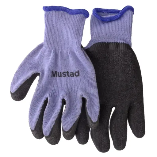 [23534428652] Mustad Rubber Coated Fishing Gloves