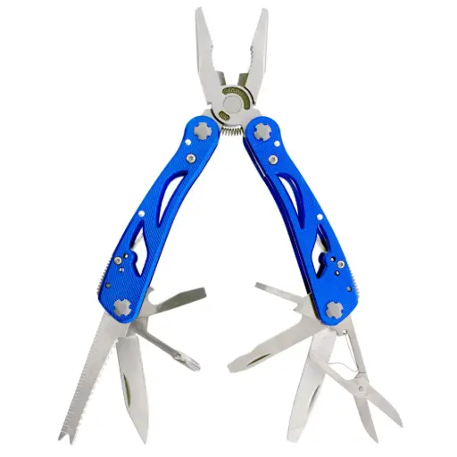 [23534428874] Mustad 14 in 1 Angler's Multipurpose Fishing Pliers w Pouch