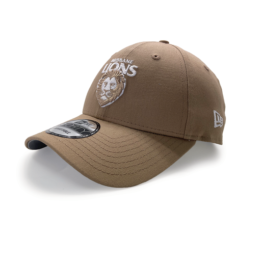 [197707140457] New Era Brisbane Lions 9Forty Heritage Camel OSFM