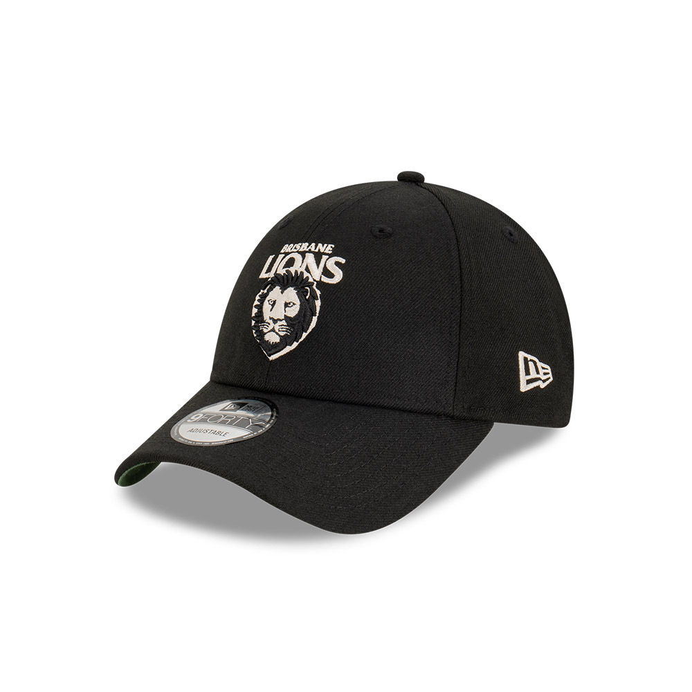 New Era Brisbane Lions 9Forty Kick Off 2023 Black OSFM