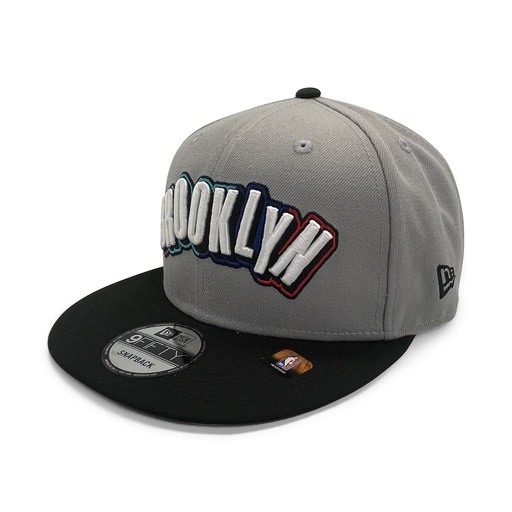 [198357918656] New Era Brooklyn Nets 9Fifty City Edition Black OSFM