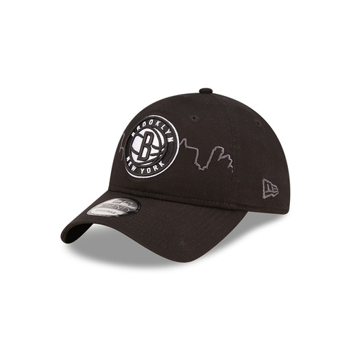 [196501195359] New Era Brooklyn Nets 9Twenty Tip Off 2023 Black OSFM