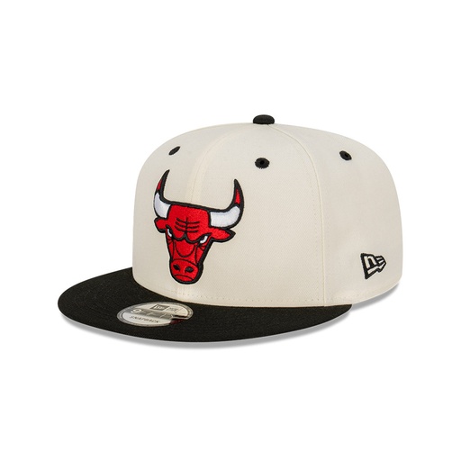 [197372867963] New Era Chicago Bulls 9Fifty 2-Tone Chrome White OSFM