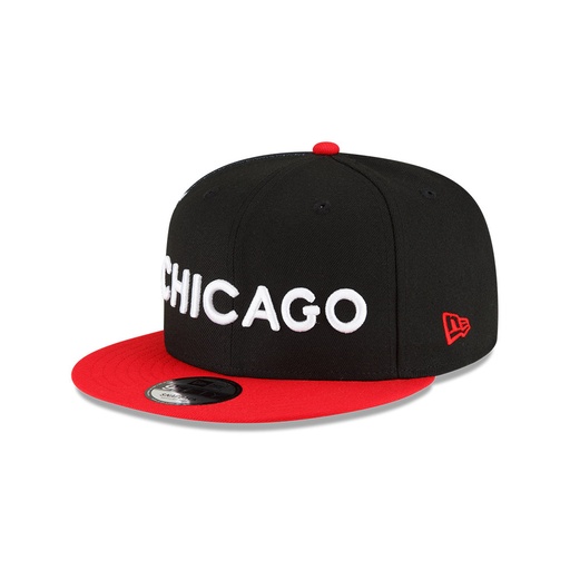 [197372986855] New Era Chicago Bulls 9Fifty City Edition 2023 Black OSFM