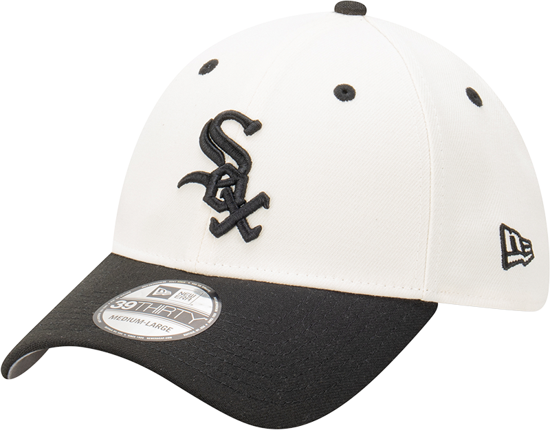 New Era Chicago White Sox 39Thirty 2-Tone Chrome White OTC M/L