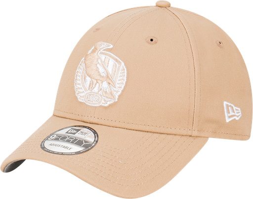 [197707140433] New Era Collingwood Magpies 9Forty Heritage Camel OSFM