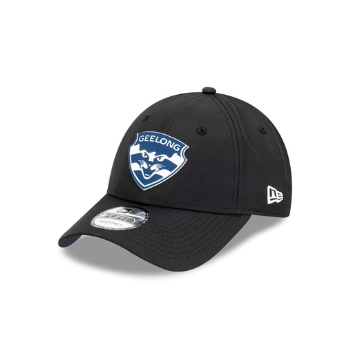 [196312698889] New Era Geelong Cats 9Forty Rubber Prolite Black OSFM