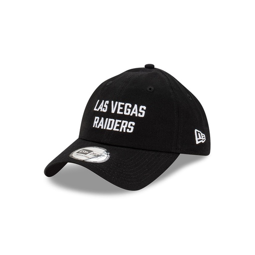 [196995261943] New Era Las Vegas Raiders Casual Classic Script Black OSFM