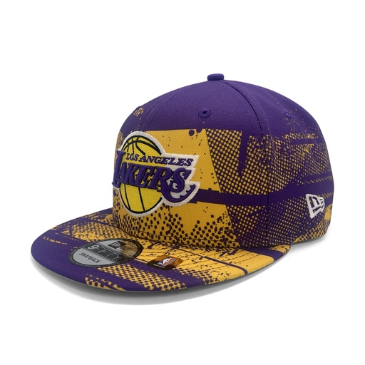 [198061455317] New Era Los Angeles Lakers 9Fifty Tip Off 25 Yellow/Purple OSFM