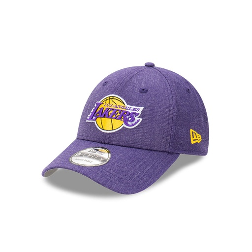 [197884206380] New Era Los Angeles Lakers 9Forty Heather Purple OSFM