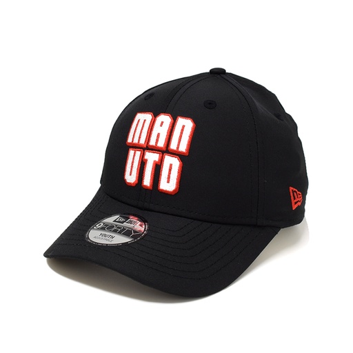 [196499477864] New Era Manchester Unitsed 9Forty Youth Wordmark Black