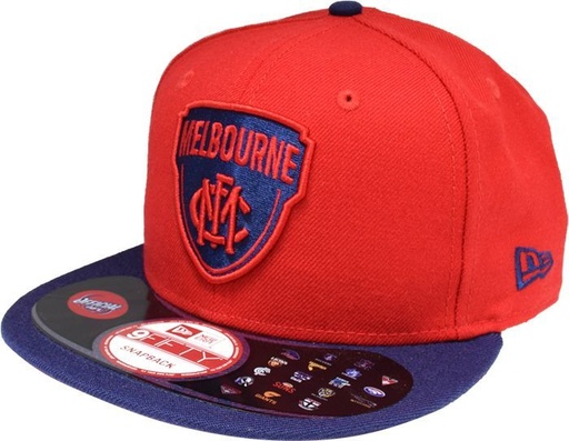 [195502504580] New Era Melbourne Demons 9Fifty Black w Team Colours OSFA