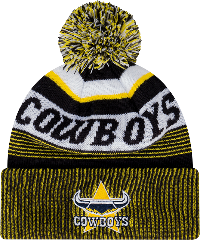 New Era North Queensland Cowboys Beanie Heritage Blue OSFM