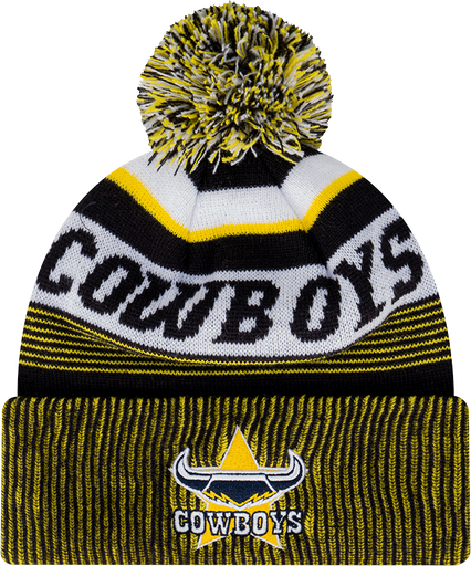 [197707149849] New Era North Queensland Cowboys Beanie Heritage Blue OSFM