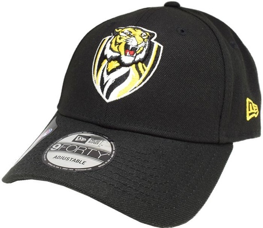 [191718663714] New Era Richmond Tigers 9Forty Black OSFM