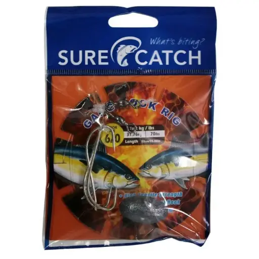 [8887113378569] SureCatch Gang Hook Rig | Size 4/0