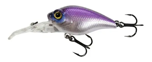 [8887113438515] Zerek Bulldog Crank Floating Lure | 38mm 4g | Purple Madness