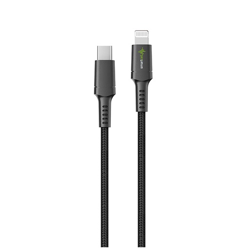 [9337217027966] Smartcell Braided Type-C to Lighting Cable | 1.5m