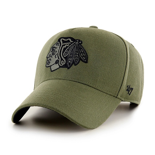 [194165342775] 47 Brand Chicago Blackhawks NHL MVP DT Snapback Core Sandalwood OSFM H-REPDT04WBP-SW