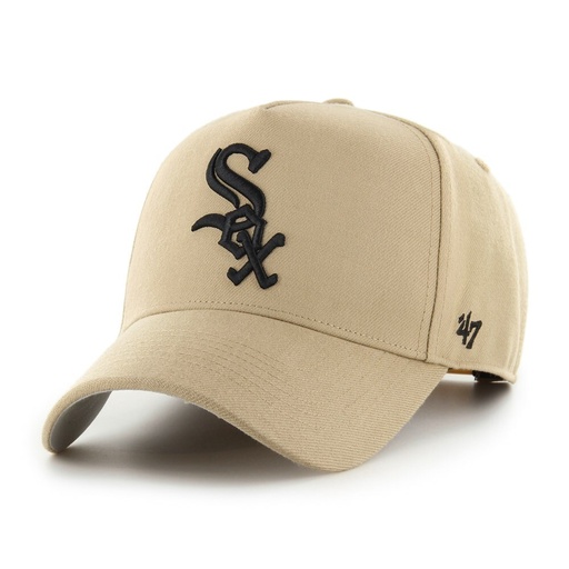 [196895954297] 47 Brand Chicago White Sox NHL MVP DT Snapback Khaki OSFM B-MPDTP06WBP-KHA