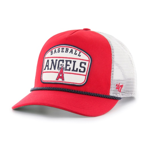 [197172082436] 47 Brand Los Angeles Angels MLB Hitch Hone Patch White OSFM B-HONEH04GWP-RD