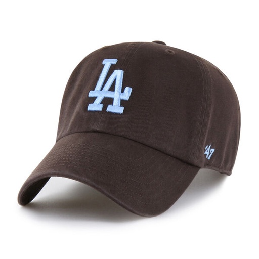 [198589628095] 47 Brand Los Angeles Dodgers Clean Up Core Brown/Columbia Blue OSFM