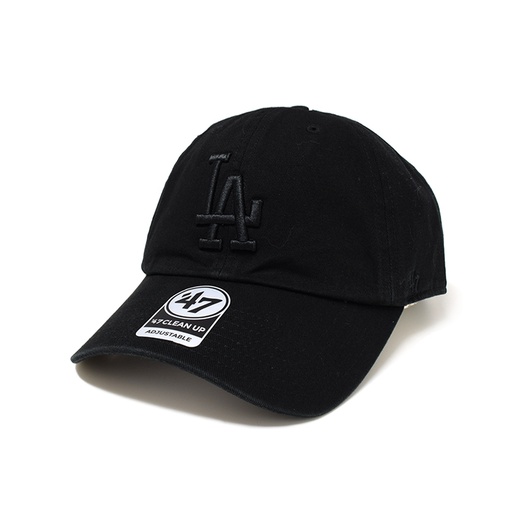 [193234731625] 47 Brand Los Angeles Dodgers MLB 47 Clean Up Core Black/Black OSFM B-RGW12GWSNL-BKL