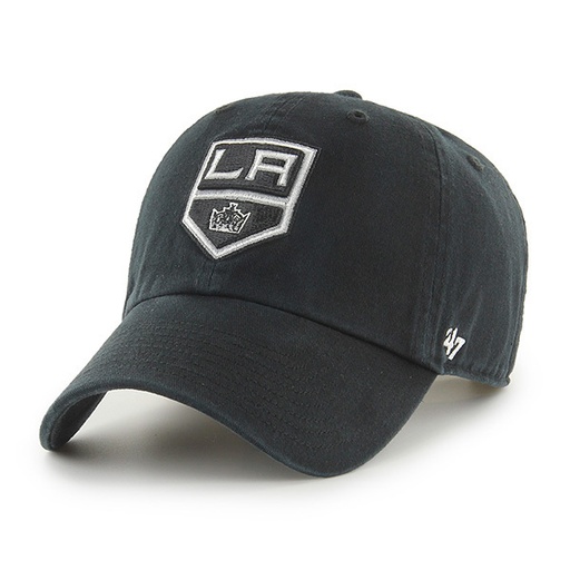 [194602447988] 47 Brand Los Angeles Kings Clean Up Core Black OSFM