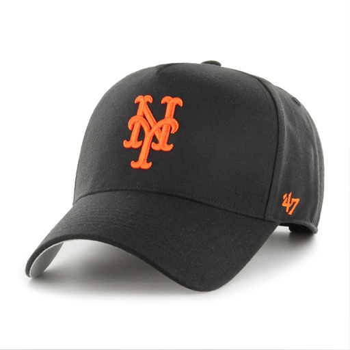 [197723331853] 47 Brand New York Mets MLB MVP DT Snapback Black/Orange OSFM B-MPDTP16WBP-BK