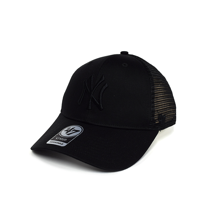 47 Brand New York Yankees MLB Branson Black/Black OSFM B-BRANS17CTP-BKD