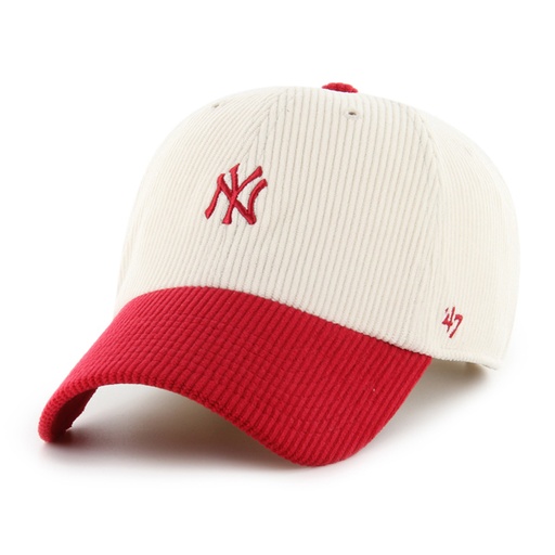 [198052567449] 47 Brand New York Yankees MLB Clean Up Cord Base Runner Natural/Red OSFM B-TCBRT17EWS-NTB