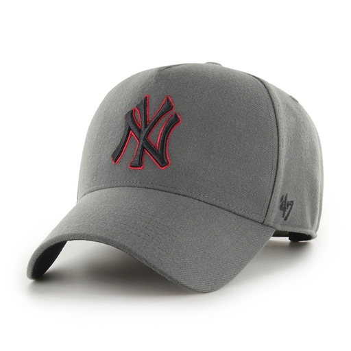 [19505776882] 47 Brand New York Yankees MLB Replica MVP DT Charcoal Black/Red OSFM B-REPDT17WBP-CCA
