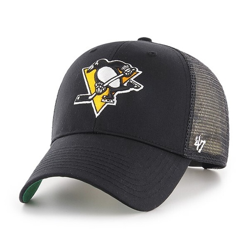 [191812967718] 47 Brand Pittsburgh Penguins Branson Snapback Black/Yellow/White OSFM
