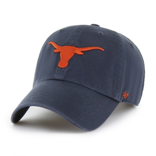 [198304675786] 47 Brand Texas Longhorns NCAA Clean Up Vintage Navy OSFM C-NLRGW1097GWS-VN